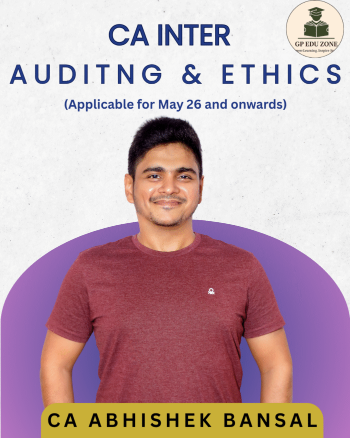 CA Inter Auditing and Ethics Regular Batch for May 2026, Sept 2026 ...